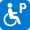 アイコン：障害者用駐車場