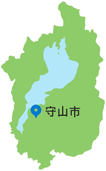 守山市は滋賀県の南西部に位置しています。