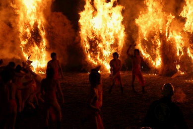 写真：火まつり