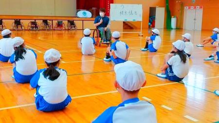 写真：パラスポーツ体験授業の様子2