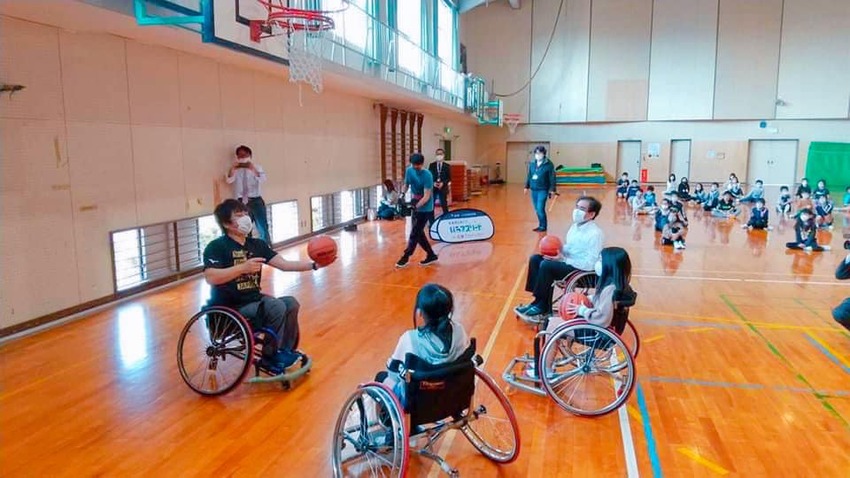 写真：河西小学校のトルコ紹介の様子