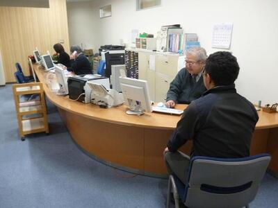 写真：ジョブプラザ守山　相談風景