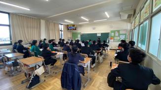 写真：守山南中学校授業の様子1