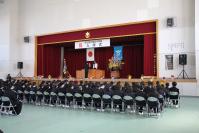 写真：明富中学校入学式