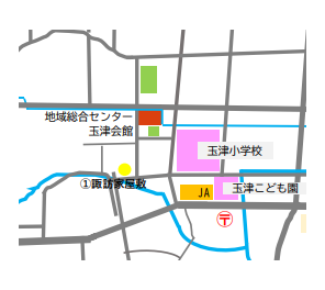 地図：玉津公民館　案内図