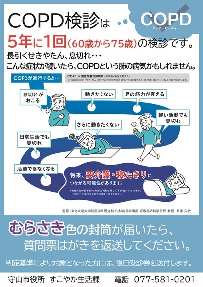 COPD検診受診勧奨ポスター
