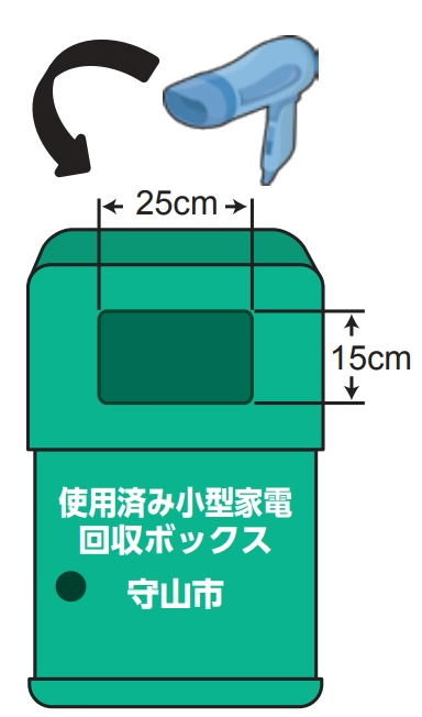 小型家電回収ボックス画像