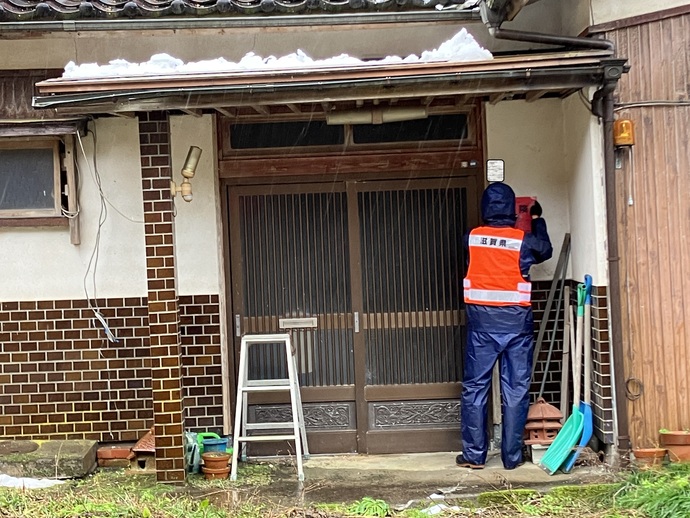 写真：能登半島地震被災地での被災地建築物応急危険度判定業務の様子3