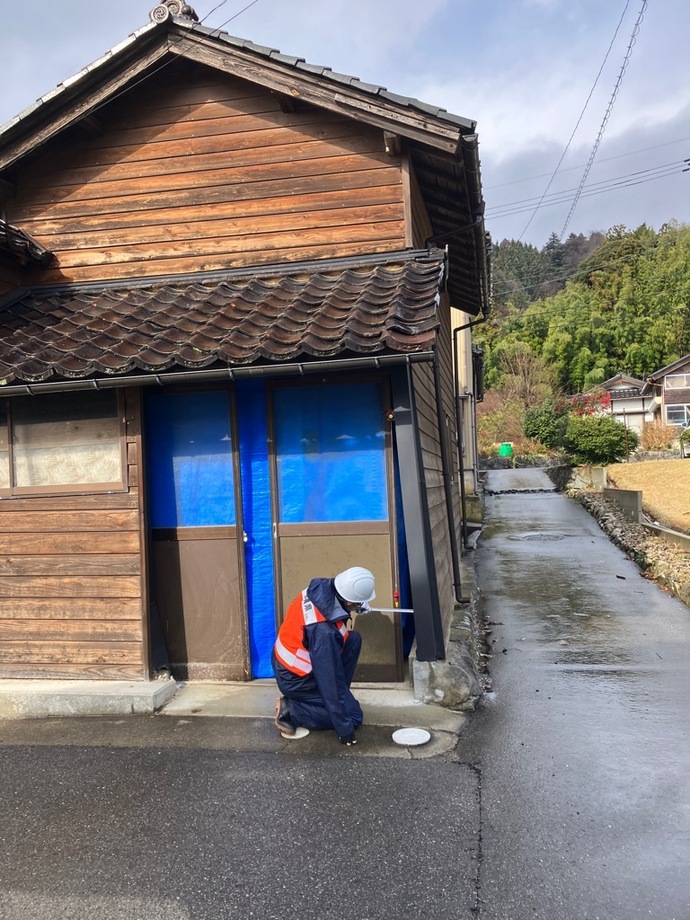 写真：能登半島地震被災地での被災地建築物応急危険度判定業務の様子4