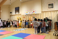 小学校入学を控えて参加した子どもたちの写真