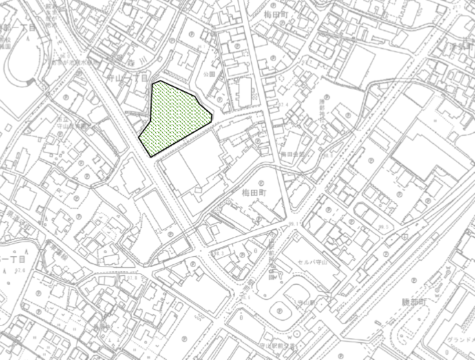 平和堂守山店の位置図