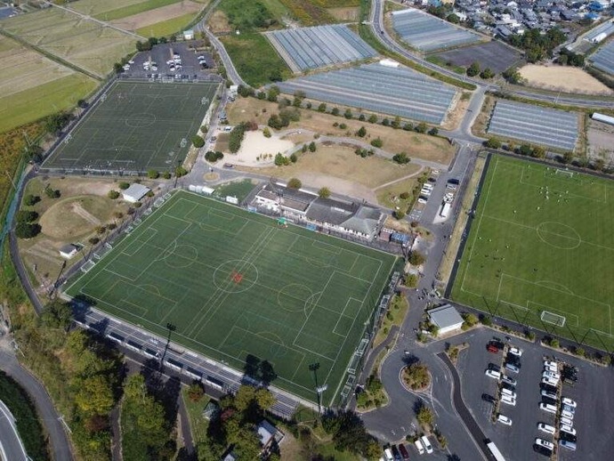 写真：野洲川歴史公園サッカー場（ビッグレイク）