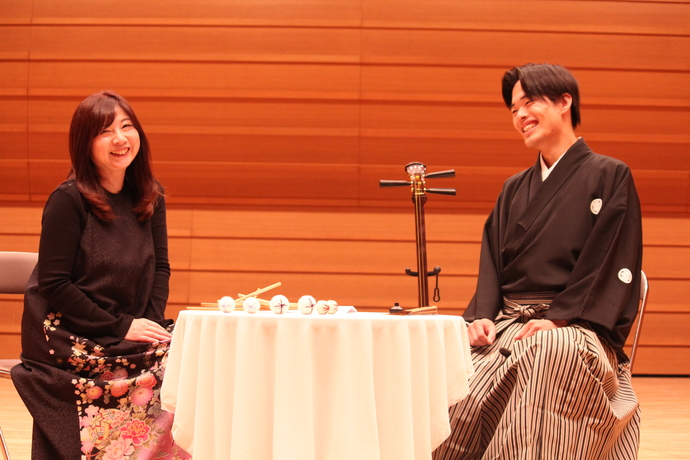 写真:宮本さんと多田さんの対談風景