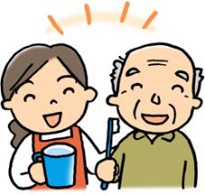 イラスト：口腔チェック